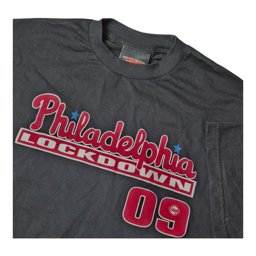 TNA Wrestling Philadelphia Lockdown 09 Event Graphic Tee Men's XL‎
